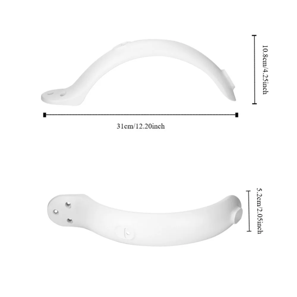 Guardabarros de plástico duradero para patinete eléctrico, accesorio de repuesto, soporte, guardabarros traseros para patinete eléctrico Xiaomi M365 - imagen 4