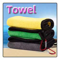 Toalla de pesca especial con cordón, cebo absorbente de agua grueso de secado rápido, toalla antiadherente, suministros de pesca, 1 ud.