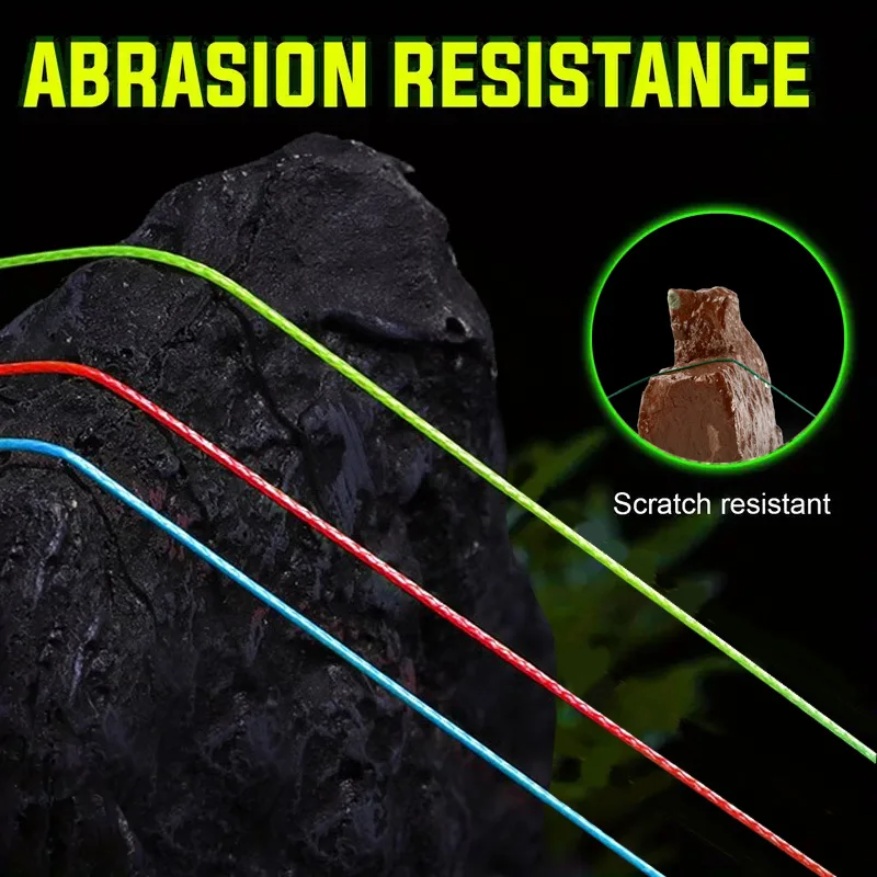 PAZA-sedal de Pesca trenzado colorido, 8 hebras, 300M, 100M, tejido de PE japonés, multifilamento, Pesca de carpa, Angeln, herramientas de alambre para agua salada - imagen 5