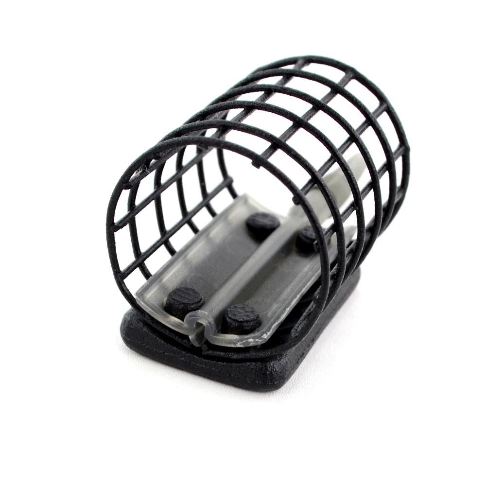 Hirisi-aparejos de pesca de carpa, alimentador de 10 piezas, jaula de cebo, accesorios de pesca con mangas, antienredos, 30g/40g/50g/60g - imagen 4