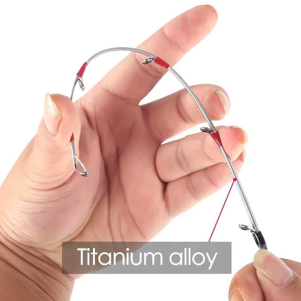 Caña de pescar Jigging de calamar y pulpo, caña de pescar giratoria de acción rápida, 2 secciones, para agua salada, 1,8 m, 1,98 m, 2,1 m - imagen 2