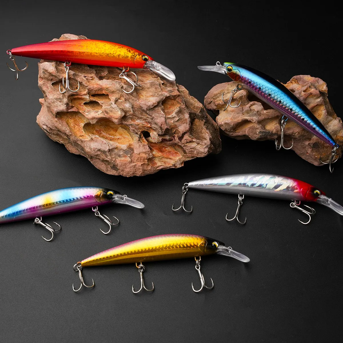 Señuelo de pesca de pececillo hundido, 110mm, 38g, duro, profesional, agua de mar pesada, señuelo de fundición larga, señuelo de pesca hundido Swimbait - imagen 3