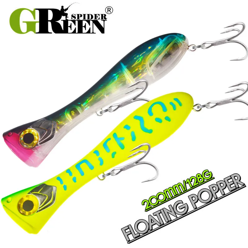 Popper – Señuelo duro flotante para pesca de superficie en mar - imagen 2
