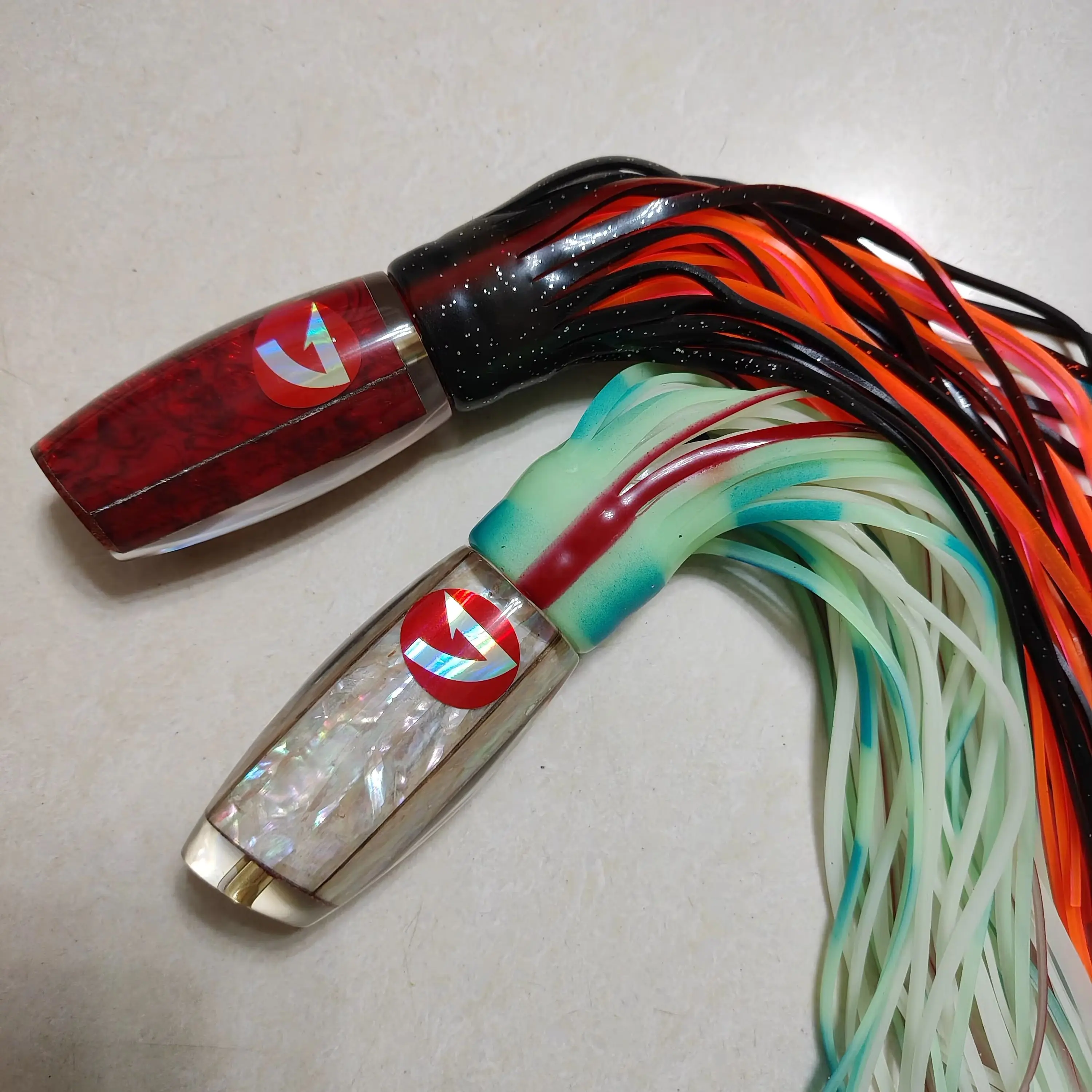 Gran juego de pesca, 32,5 cm, 272g, señuelos de pez espada, curricán, agua salada, costera, barco de aguas profundas, pesca, atún, cebo Wahoo para Mahi Marlin - imagen 2