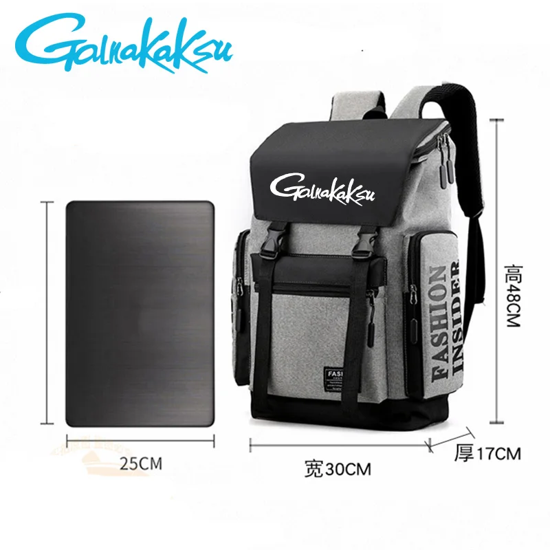 Mochila de pesca impermeable ligera con compartimento portátil - imagen 5