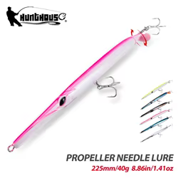 Hunthouse Aguglia Turbo – Señuelo hélice de aguja cebo duro flotante