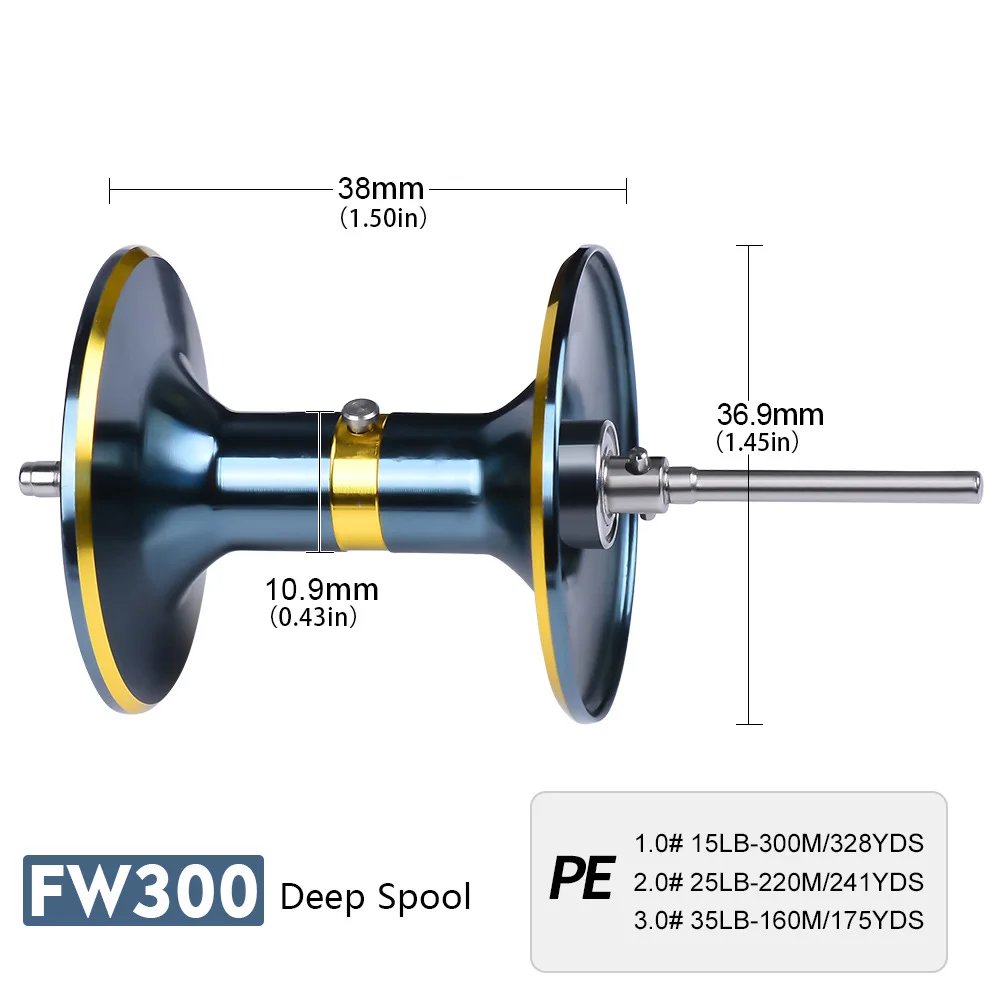 Carrete Baitcasting cuerpo de Metal 15KG arrastre máximo 5 + 1 rodamientos marco de aluminio carrete de pesca de agua dulce y salada - imagen 3