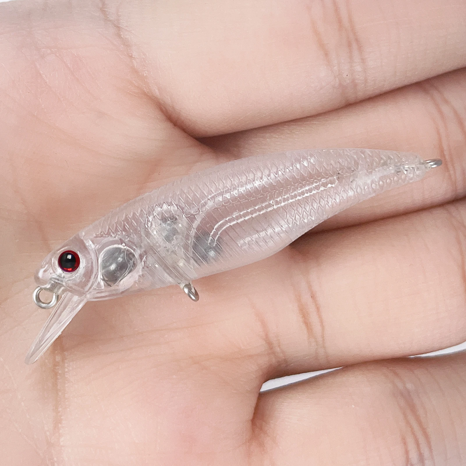 FREE FISHER Mini pececillos translúcidos para vinilo 6 cm 3 g DIY - imagen 3
