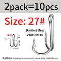 10 Hooks Size 27