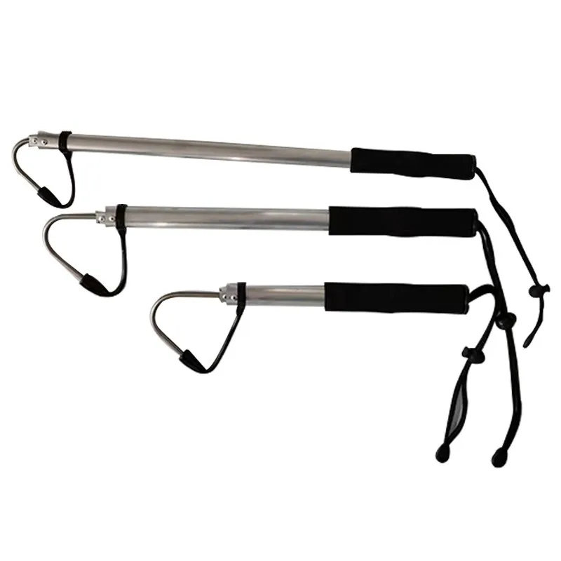 Agarre de pescado escalable con púas, arpón de pesca, gancho de horquilla de pesca de Metal para pesca en hielo en barco de mar al aire libre