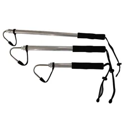 Agarre de pescado escalable con púas, arpón de pesca, gancho de horquilla de pesca de Metal para pesca en hielo en barco de mar al aire libre