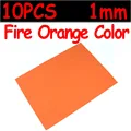 10PC 1mm Fire Orange