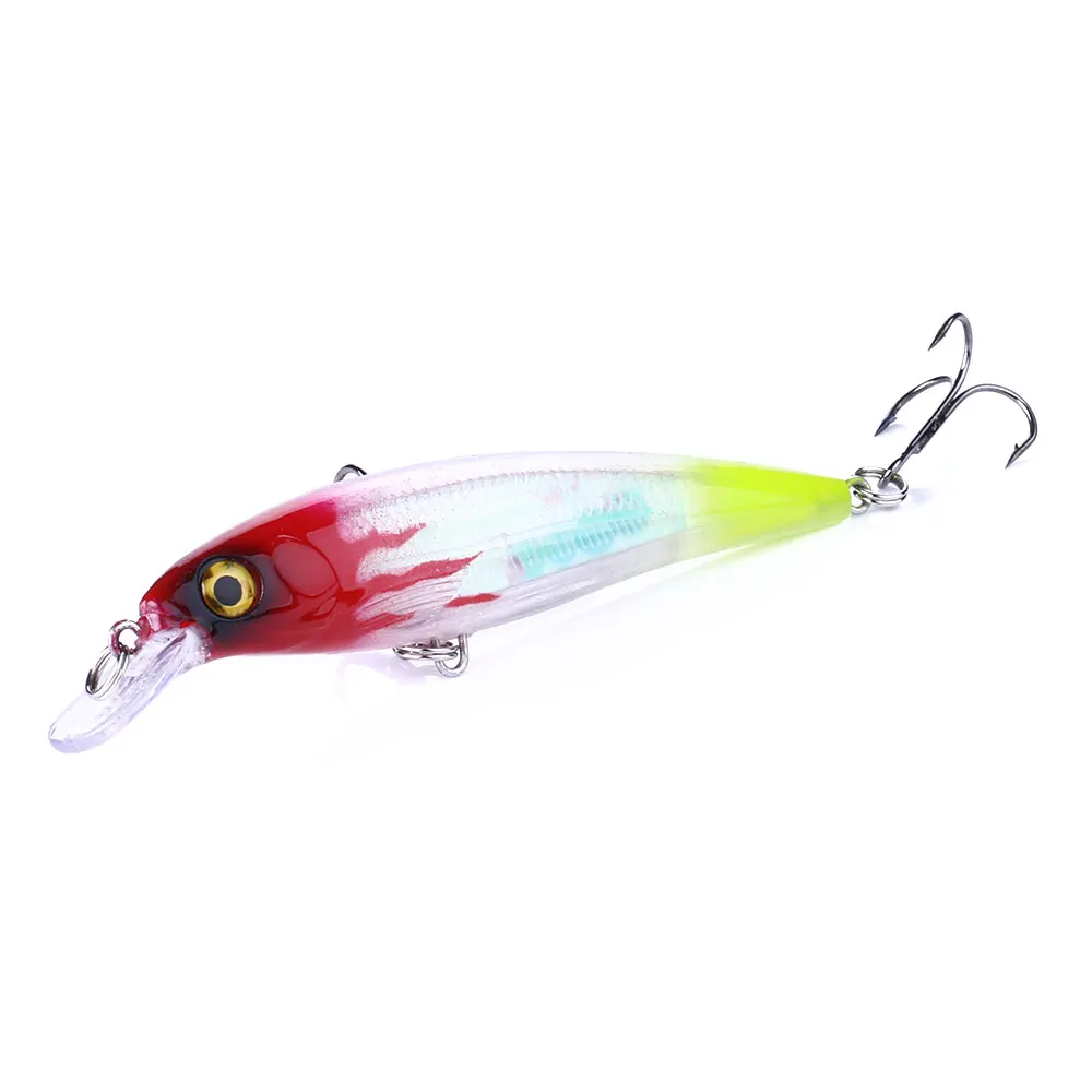 10 Uds. Juego de Señuelos de Pesca profesionales 11cm 13,4g Minnow Jerkbait Bass Pike Walleye Crankbaits cebos duros señuelo Artificial Pesca - imagen 4