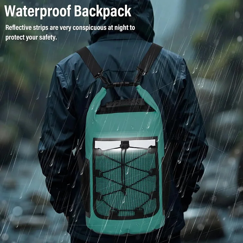 Bolsa impermeable para pesca con señuelos, kayak y natación