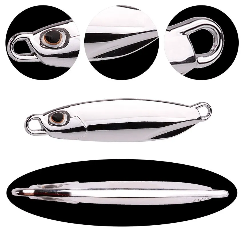 Cuchara metálica para lubina y caballa – Señuelo de pesca - imagen 4