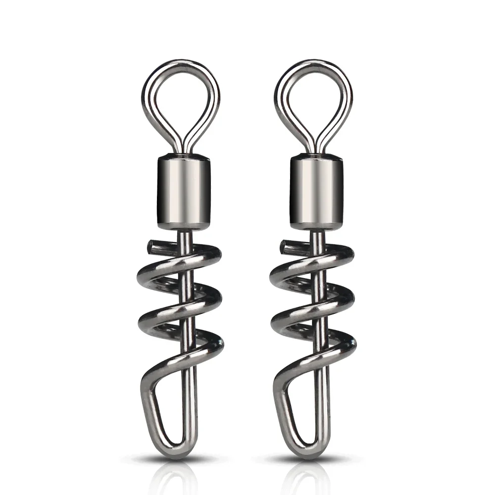 DNDYUJU-accesorios de pesca de 50 piezas, accesorio giratorio con tornillo, rodamiento de bolas a presión, anillo sólido, Conector de pesca, aparejos de pesca - imagen 3