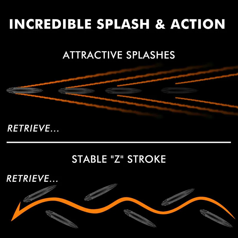 Señuelo de pesca con superficie de lápiz Topwater, 102mm, 17,5g, caminar al perro, cebo duro Artificial de agua salada, andador de plástico para lubina - imagen 5