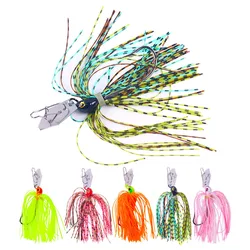 Plantilla de hoja aguja Stinger gancho alambre cebo Power Wobblers Bass Pike Jig Señuelos de pesca Jig para lubina 10,8g 8cm