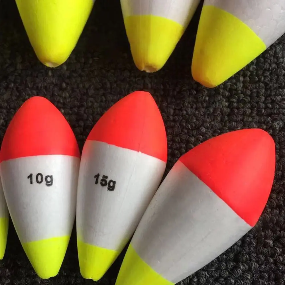Boya flotante de pesca en roca, 10 piezas, 1g-60g, palo luminoso insertado, accesorios de aparejos de pesca - imagen 4