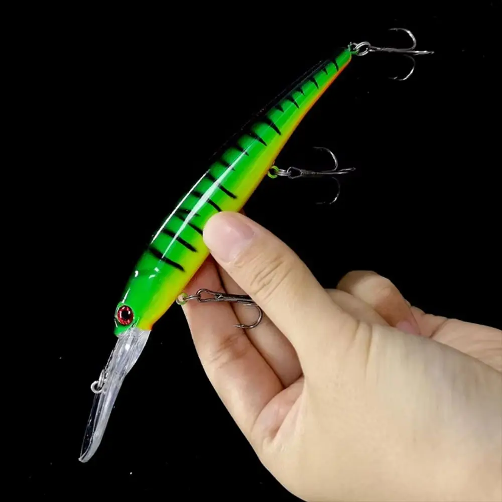 10 Uds Bandit 12,5 cm 11g labio largo Minnow señuelo de Pesca Wobbler profundo Swimbait Dropshot Pesca Artificial pez duro flotante Jerkbait - imagen 3