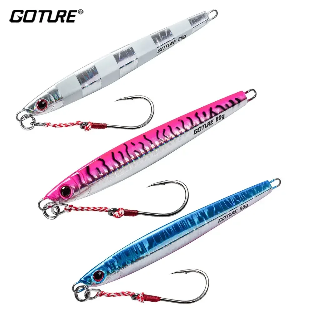 Goture Jig Metálico Luminiscente – Señuelo artificial para pesca marina - imagen 3