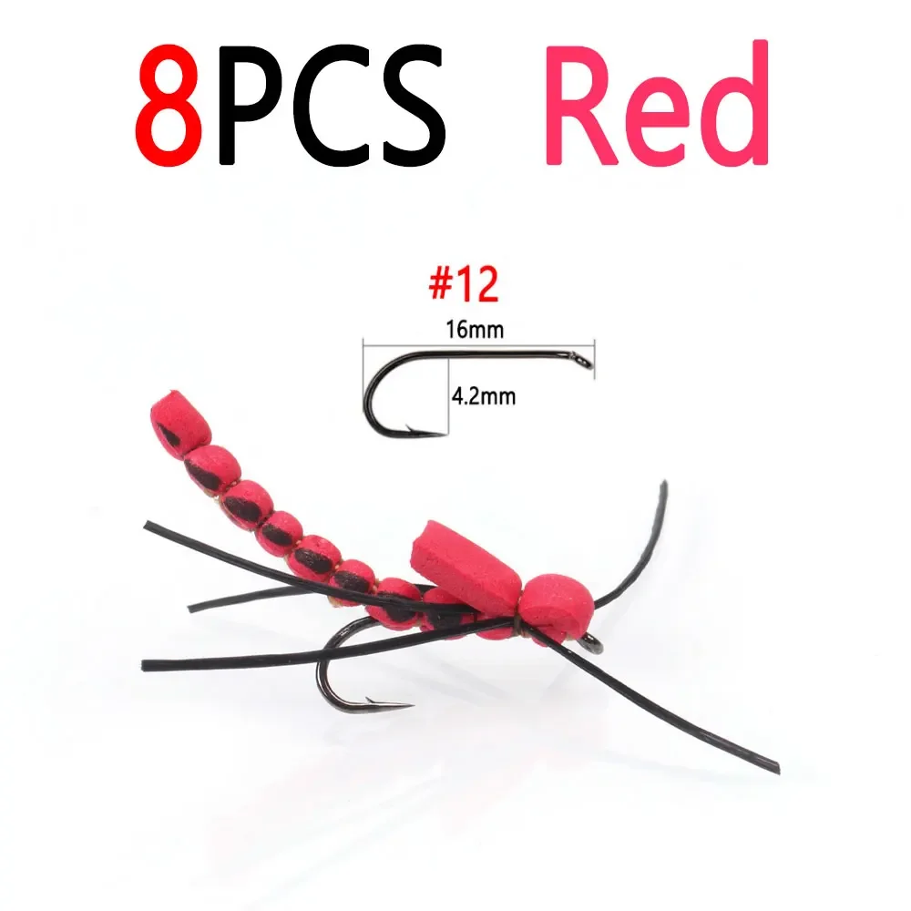 8pcs Red