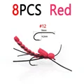 8pcs Red