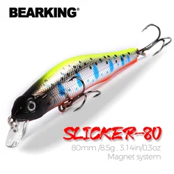 BearKing 80mm 10,5g Crankbait Minnow Magnético – Señuelo Artificial