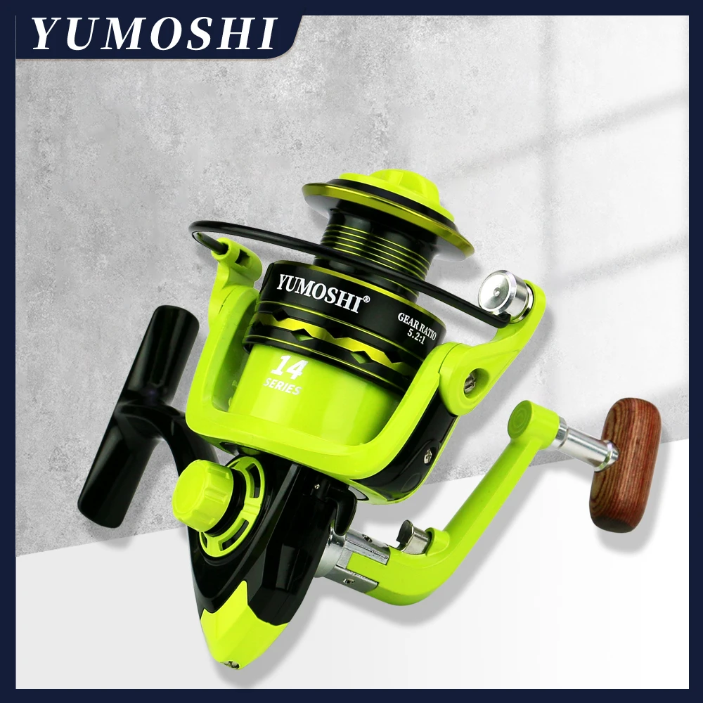 JOSBY-carrete de Metal giratorio para pesca, rueda de equilibrio ligera para agua salada, accesorios de pesca, Serie 2000-7000 - imagen 5