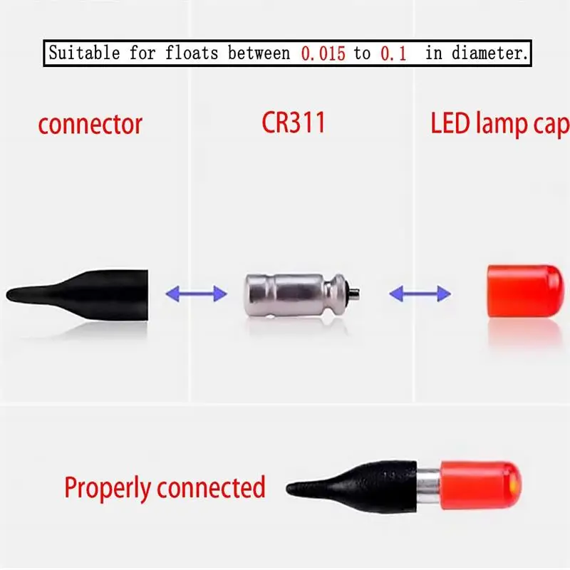 Luces LED flotantes pesca nocturna – Marcadores superficie llamativos - imagen 4