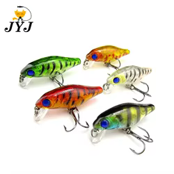 Señuelo artificial de pesca, 5 piezas, 3,5 cm, 2g, crankbait, wobbler vibe, para buceo profundo
