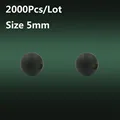 1000Pcs Black 5mm