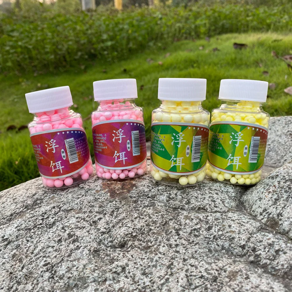 Cebo de espuma de pesca con flotabilidad, Material ligero, cebo de burbujas con olor a pescado, atrae eficazmente la atención de los peces - imagen 4