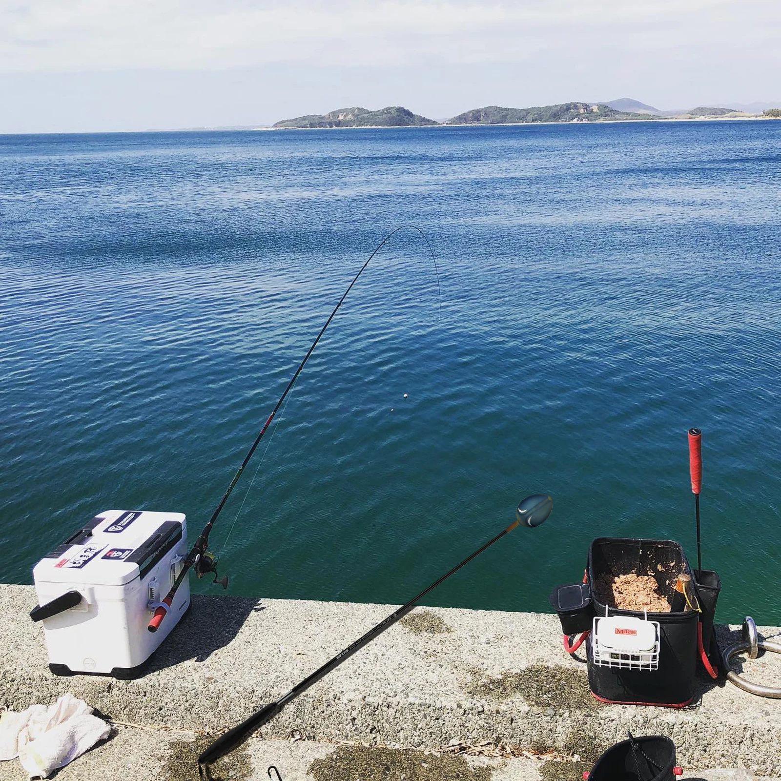Sanlike Cucharón de Alimentación – Eje Carbono y Copa Titanio 67,5 cm - imagen 5