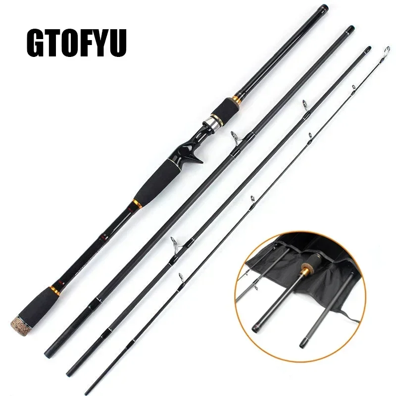 Caña de Baitcasting de alto carbono para señuelos ligeros - imagen 2