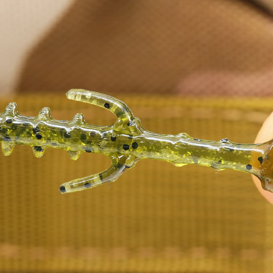 Señuelos de pesca de plástico suave, 9KM, 10 Uds., señuelo de silicona, señuelos de larva de libélula de agua salada - imagen 4