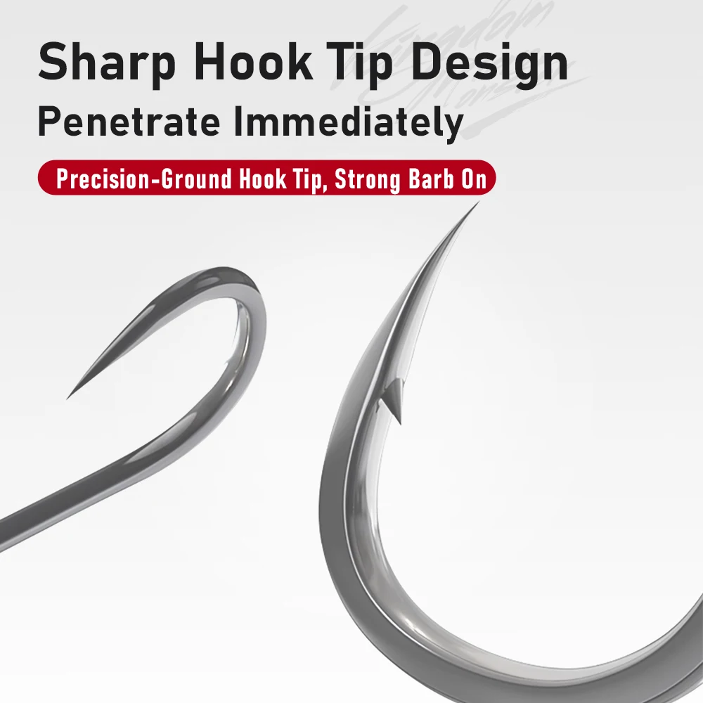 Kingdom-anzuelo de pesca con cabeza de plomo, alambre de anzuelo largo y corto, 0,7g, 1,0g, 1,2g, 1,7g, 2,5g, 3,5g, anzuelo con cabeza de anzuelo de acero al carbono, accesorios de pesca - imagen 3