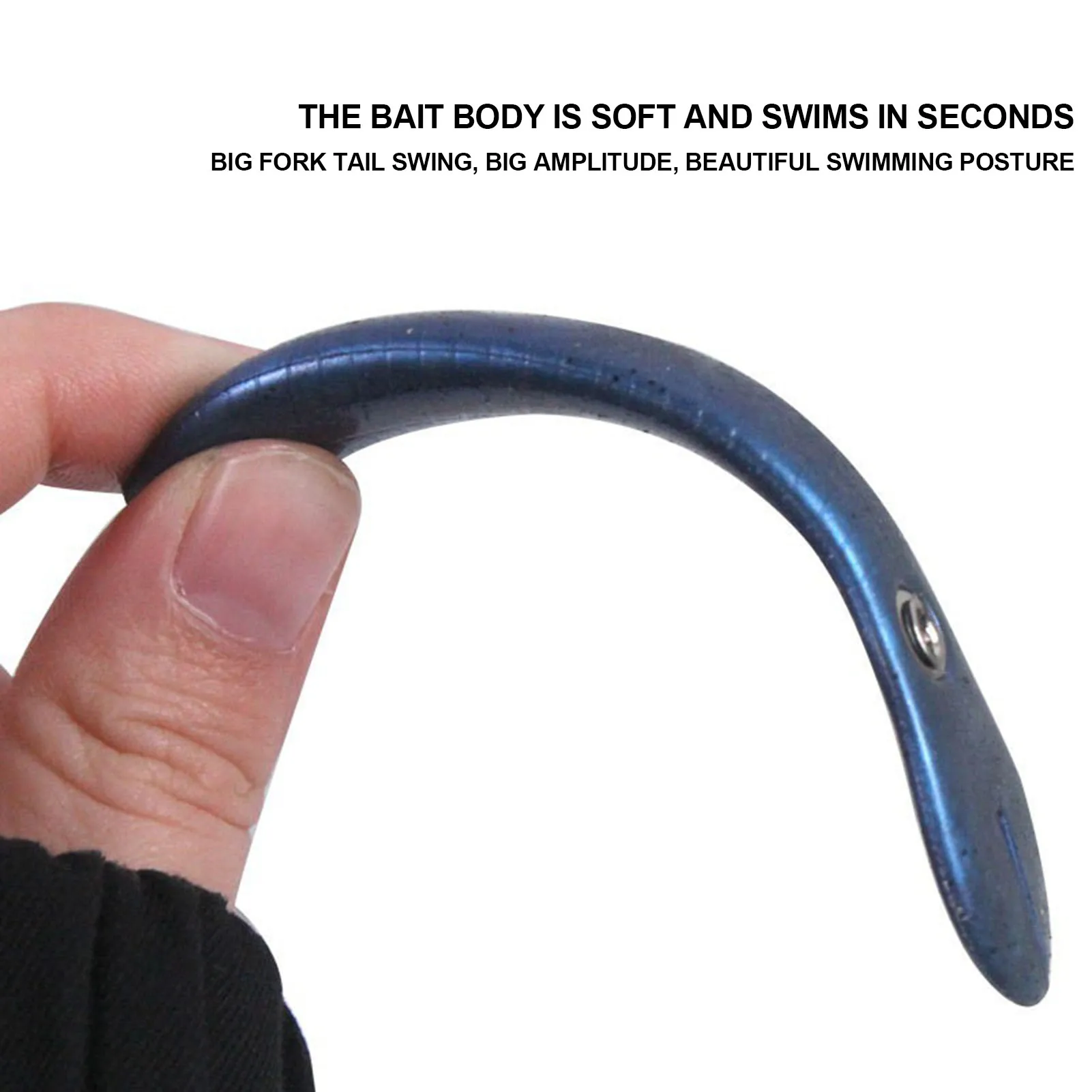 Señuelos blandos Swimbaits de plástico Artificial, 6,7 cm/2g, cola de paleta, Swimbaits para lubina, trucha, Panfish, Crappie - imagen 2