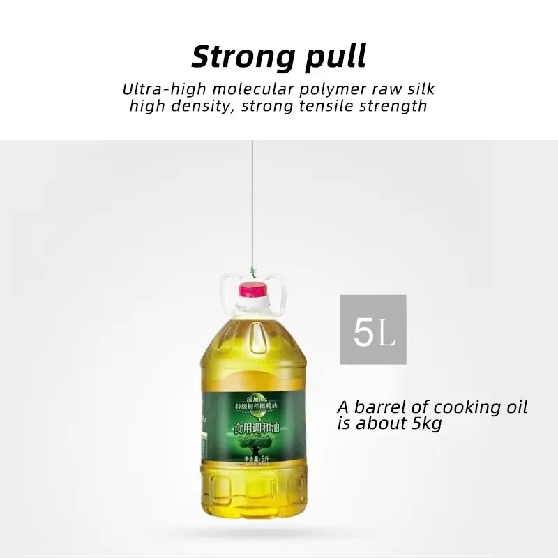 Líneas de pesca 8x línea multifilamento 8 línea de pesca PE de alta calidad multifilamento 4 hebras barato Más resistente y duradero - imagen 4