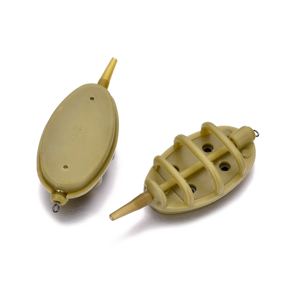 BLUEBROOK-Juego de alimentadores de método en línea, molde lanzador de cebo, juego de plomada, herramienta de soporte de cebo de pesca de carpa, 4 alimentadores/juego - imagen 4