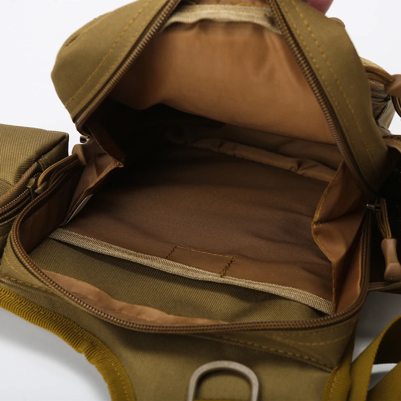 Bandolera táctica Molle para pesca, mochila individual para viaje, escalada, bolso de hombro para caza al aire libre, bolsa de almacenamiento de cebo para ciclismo - imagen 3