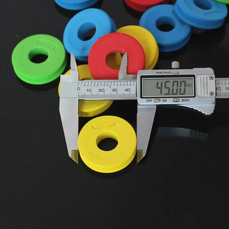 Tableros de bobinado de espuma para señuelo de pesca, carrete de línea de alambre giratorio, almacenamiento de Color, herramientas de tablero de bobinado de pesca portátil EVA, 20, 10 piezas - imagen 3