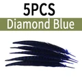 5pcs diamond blue
