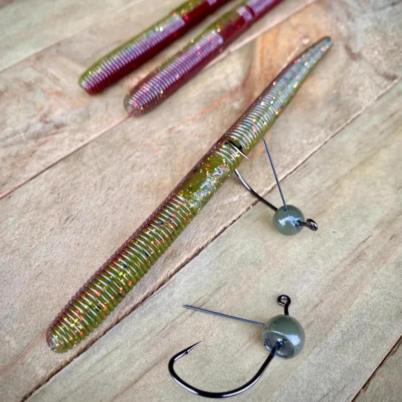 XZONE-gusano SENKO que se hunde, palo central verdadero, cebo blando para aparejo loco/NEKO RIG/Texas RIG, 5 pulgadas, 12,7 cm, 8 unids/lote por bolsa - imagen 3