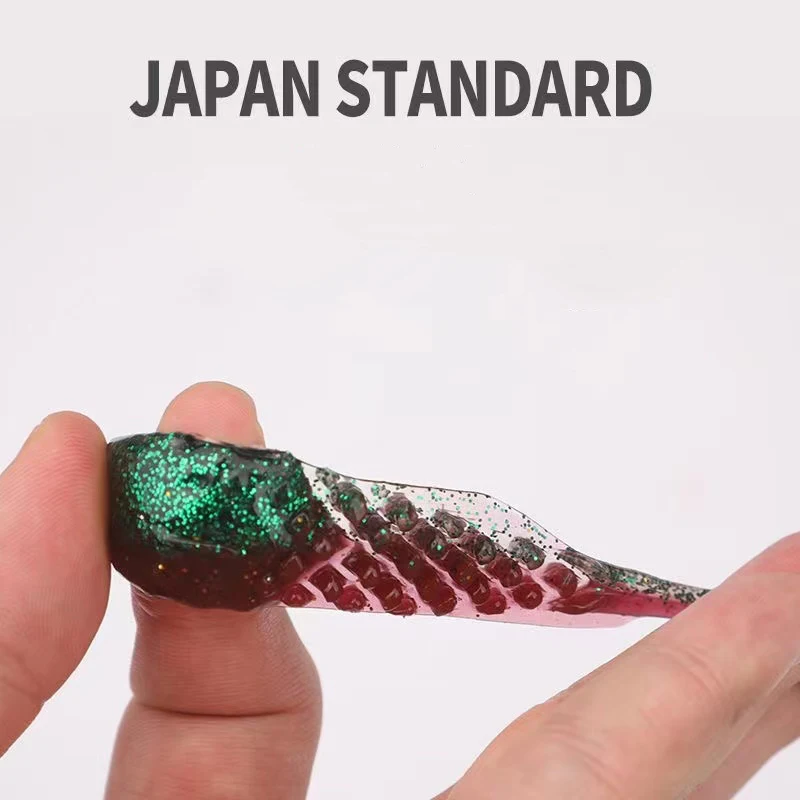 Haimaluo-Señuelos blandos para pesca en el mar, 90mm, 11,5g, cebos Shoft, carpa, Wiggler, Señuelos de Pesca, cebo Artificial de silicona, pez de simulación - imagen 5