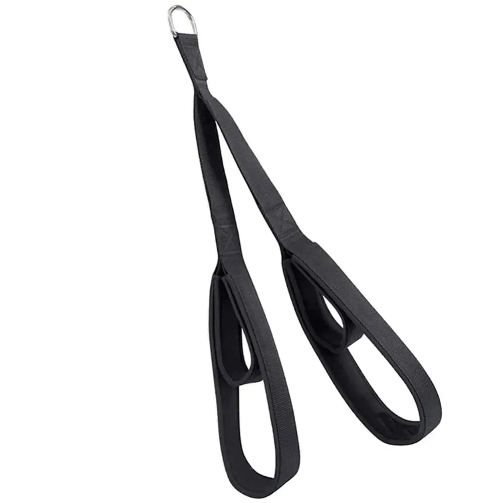 Correa larga antideslizante para tríceps, accesorio de Cable para entrenamiento muscular, correa de extensión de cuerda de fuerza para brazo, cuerda extraíble multiusos - imagen 3