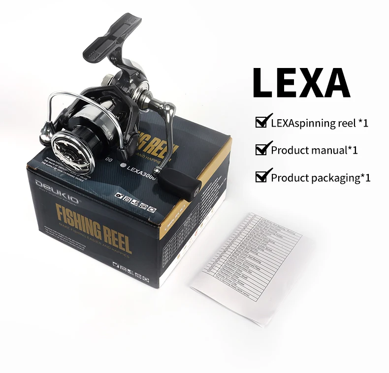 Experimente la mejor aventura de pesca con el carrete de pesca Deuki diseñado para precisión y rendimiento