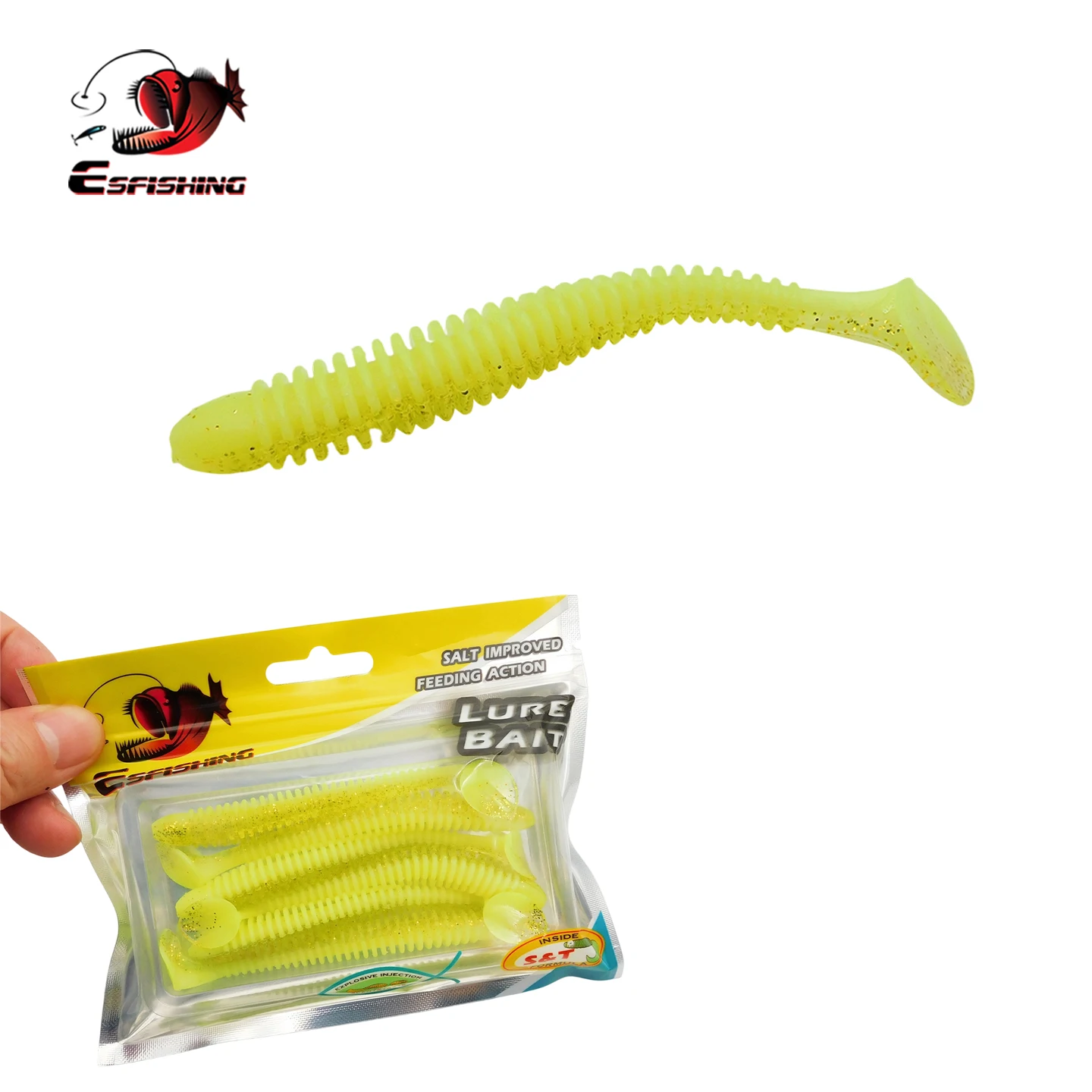 Kesfishing Ring Shad – Señuelo blando para lubina - imagen 5