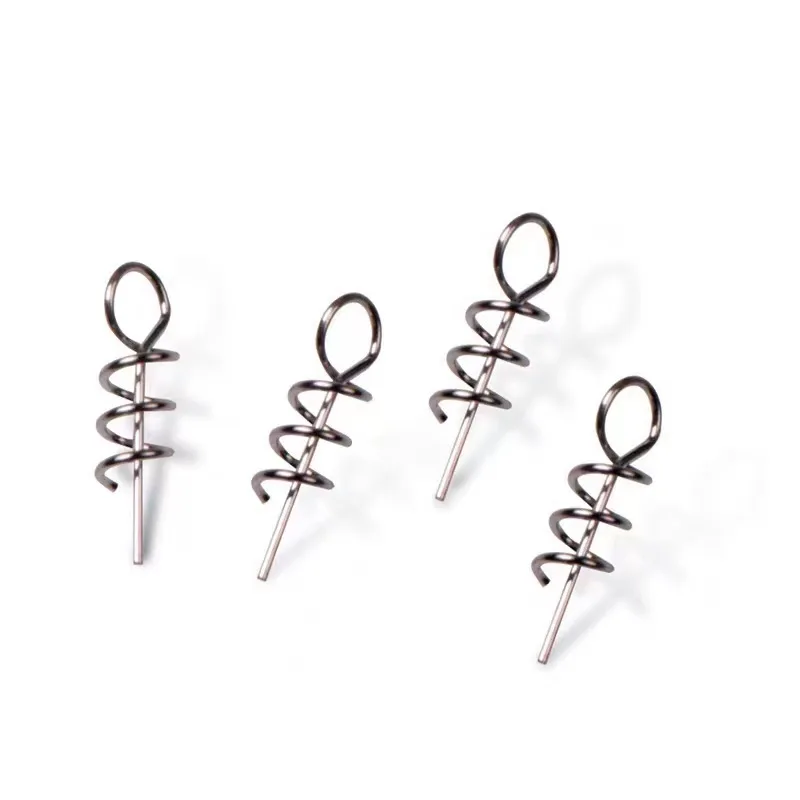 Aparejos de pesca PDLuya, cebo blando, conector de clavija de bloqueo de resorte, pin de cebo falso, gancho de manivela, accesorios de pesca de mar colgantes anti-inferior - imagen 5