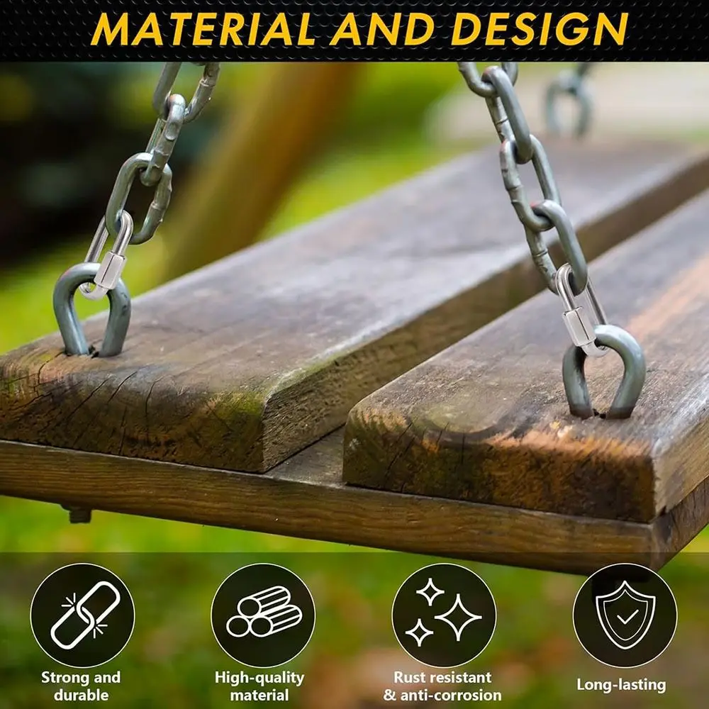 Nuevo Conector de cuerda ovalado de enlace rápido de acero inoxidable 304, mosquetón de bloqueo en forma de D, Clip para acampar - imagen 5